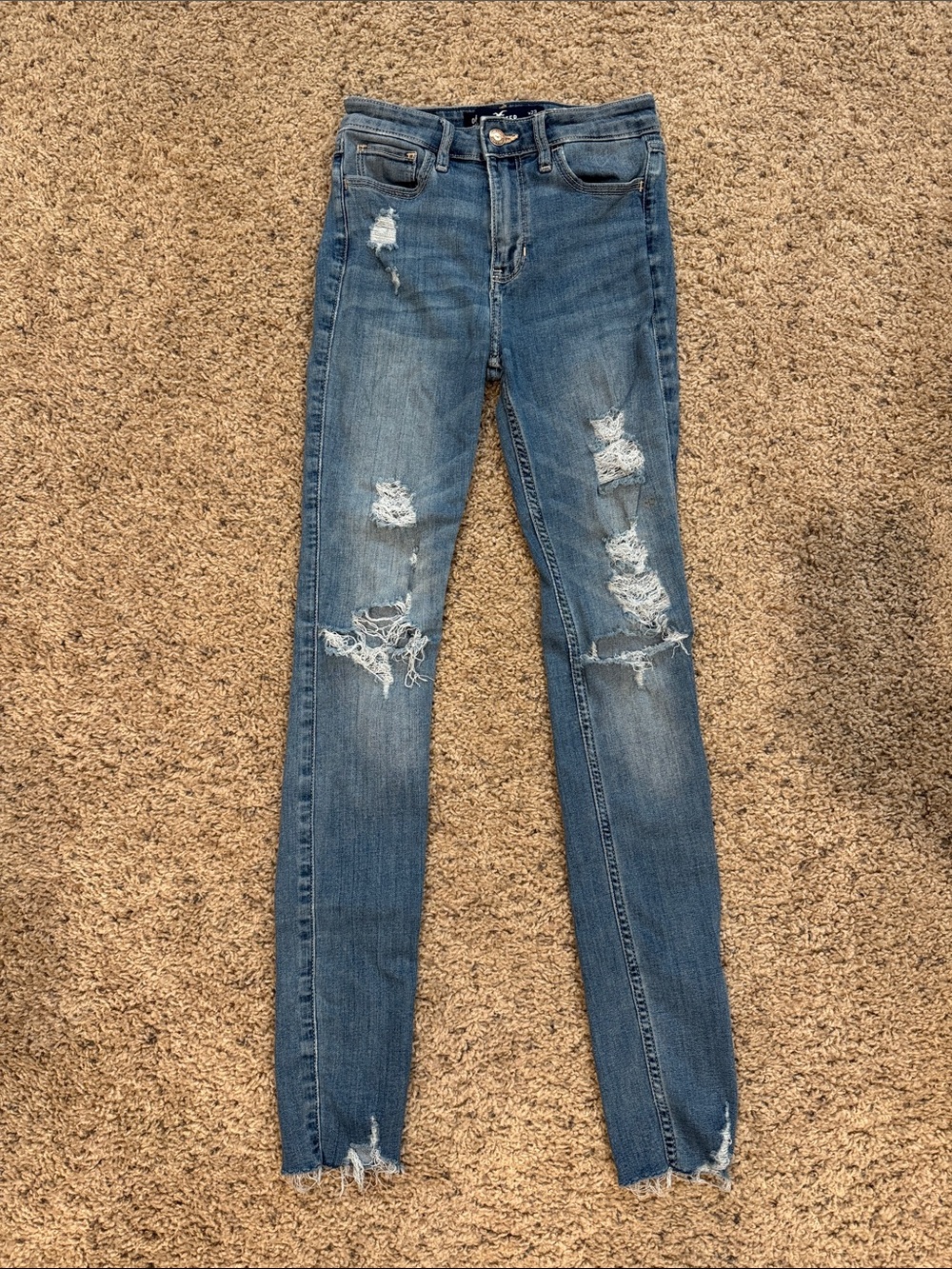 Hollister high rise super skinny